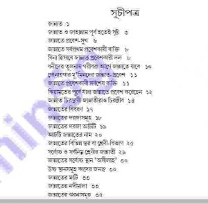 জান্নাত-জাহান্নাম pdf বই ডাউনলোড সুচীপত্র