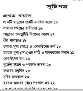 তাবলীগ আমার কাজ pdf বই ডাউনলোড সুচীপত্র