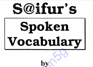 সাইফুরস এর Spoken Vocabulary pdf বই ডাউনলোড সাইফুরস এর Spoken Vocabulary pdf বই ডাউনলোড