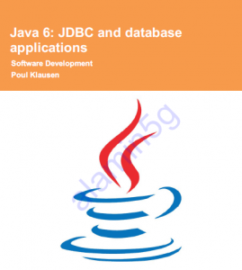 jdbc and database application
