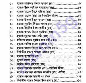 ক্রীতদাস থেকে সাহাবী pdf বই ডাউনলোড সুচীপত্র