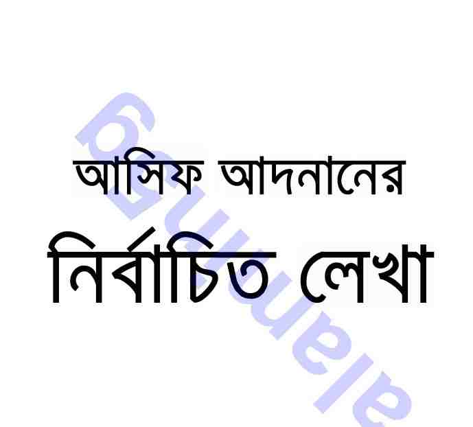 আসিফ আদনানের নির্বাচিত লেখা pdf বই ডাউনলোড