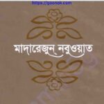 মাদারেজুন নবুওয়াত পঞ্চম খন্ড pdf বই ডাউনলোড