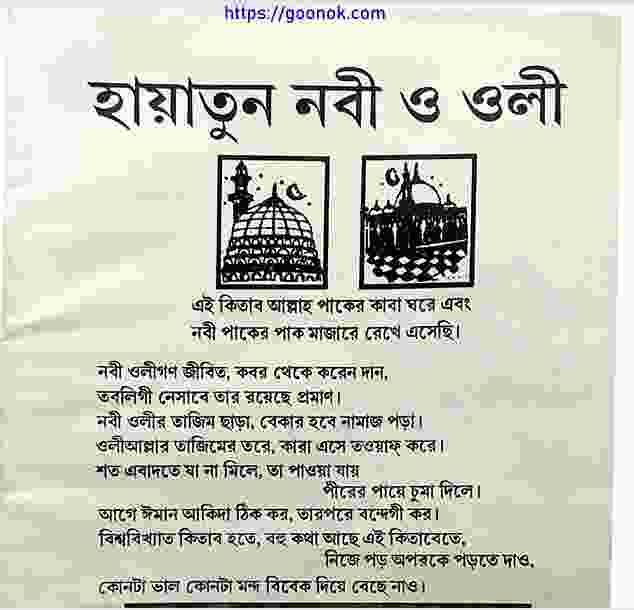 হায়াতুন নবী ও ওলী pdf বই ডাউনলোড